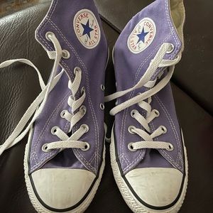 Purple high top CONVERSE